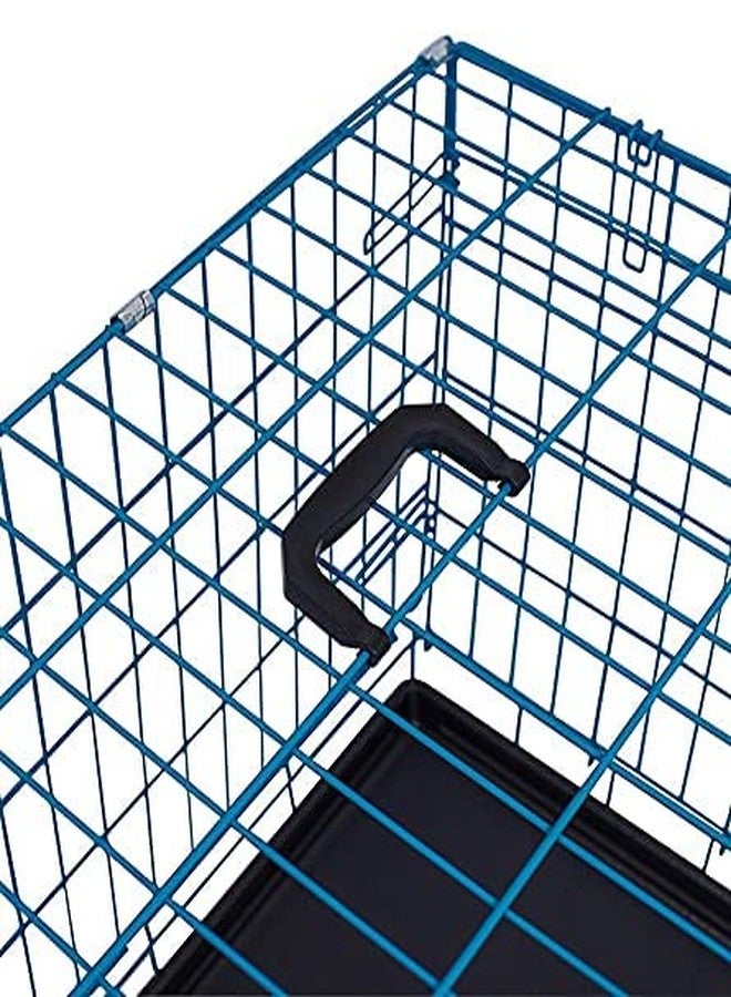 Smart Pups Dog cage Kennel adjutable Removable Tray paw Protector for Dogs,Cats and Rabbits 18 Inch Sky Blue (Pack of 1) - Image 2